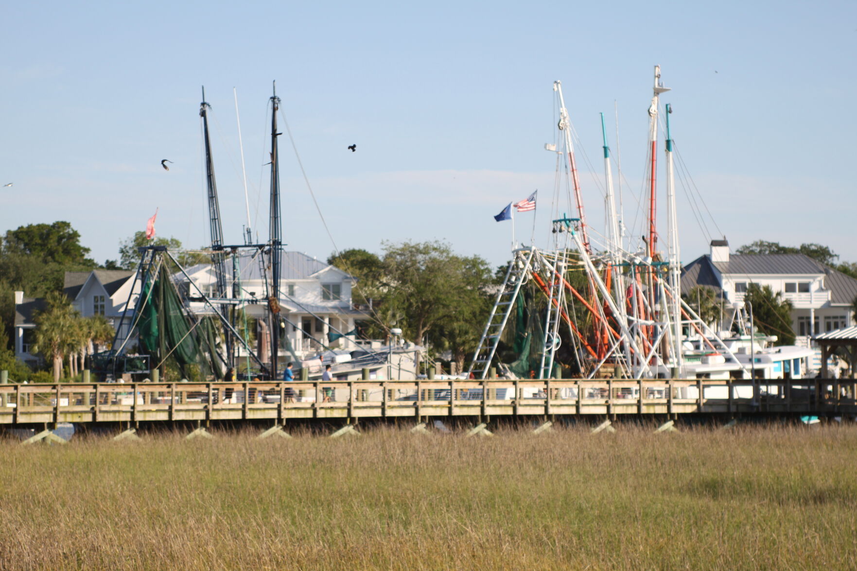 Fishing boats at Shem Creek Park
